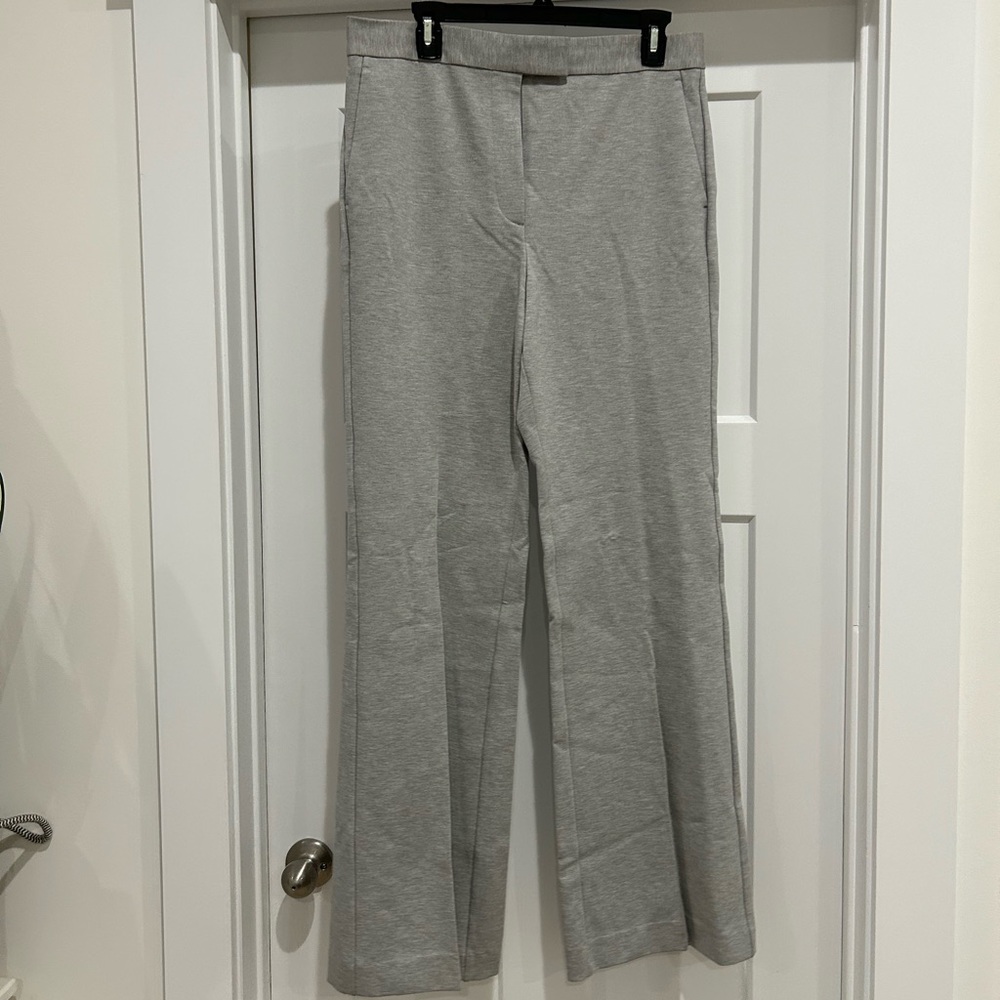 Ann Taylor Gray Flare Leg Work Pant, Grey, 10